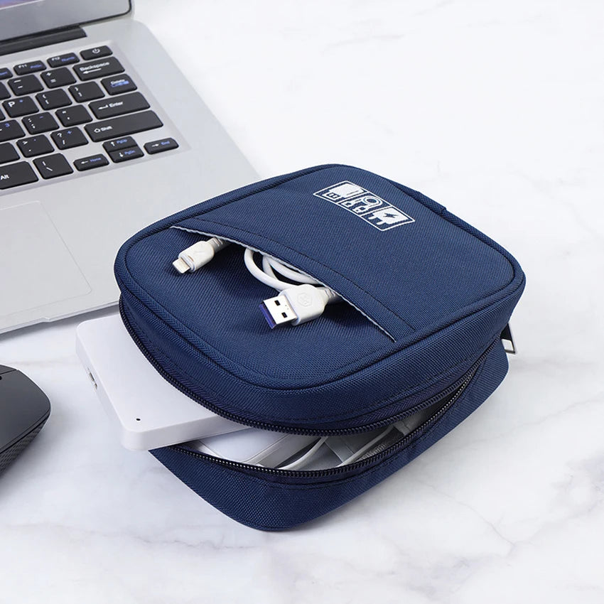 Tragbare, wasserdichte Datenkabel-Organizer-Tasche für Reisezubehör