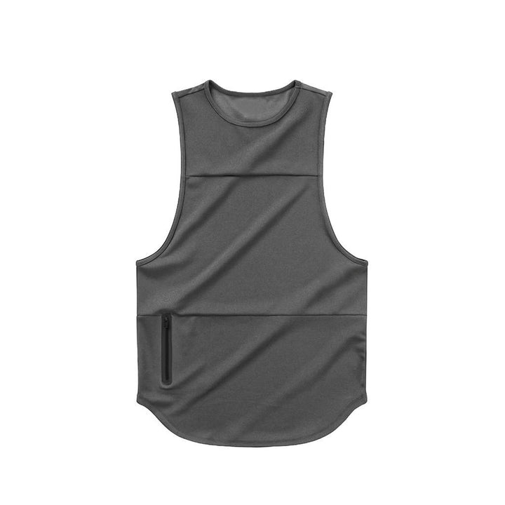 Mens Sports Vest Summer Quick Drying - Blue Force Sports