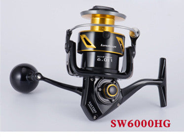 New High-speed All-metal Iron Plate Sea Fishing Spinning Reel - Blue Force Sports