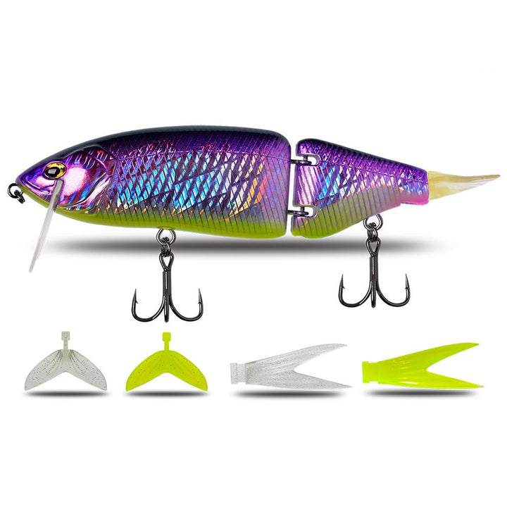 Sub-floating Water Multi-section Bionic False Bait - Blue Force Sports