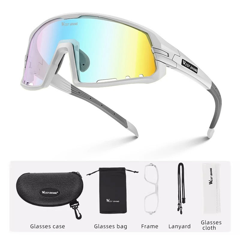 Photochrome Fahrradsonnenbrille