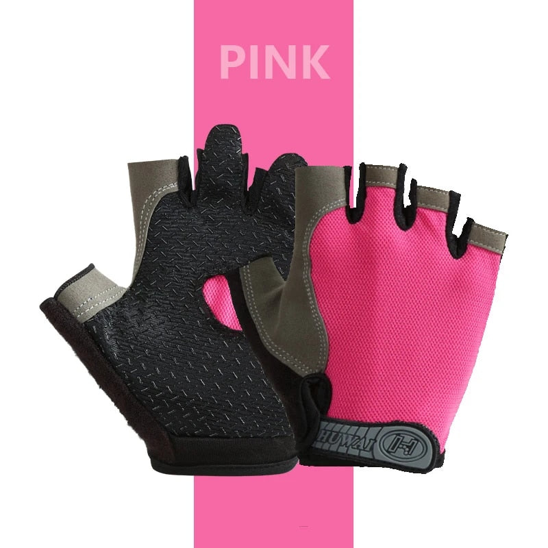 Atmungsaktive Halbfinger-Fahrradhandschuhe für Unisex