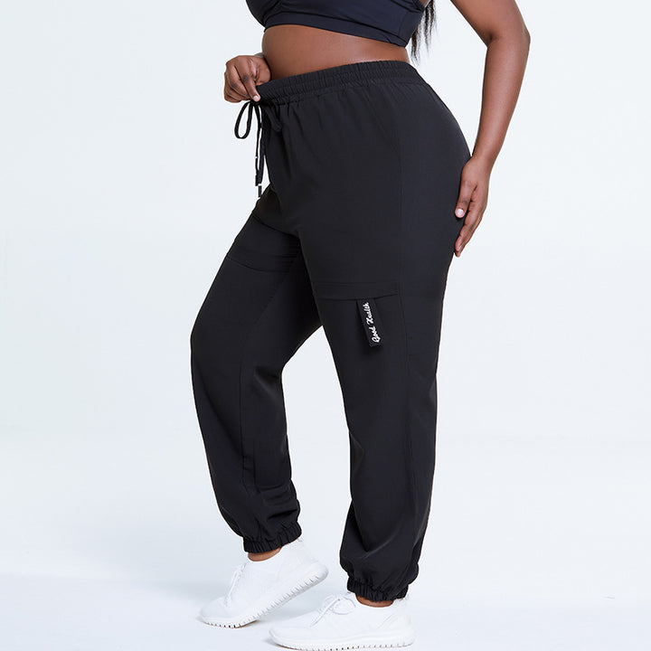 Women's Plus Size Sweatpants Loose Harem Pants - Blue Force Sports