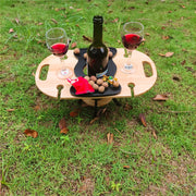 Creative Multifunctional Wine Glass Rack Wine Table Splicing - Blue Force Sports