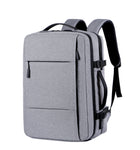 Klassischer erweiterbarer Reiserucksack mit USB-Ladeanschluss