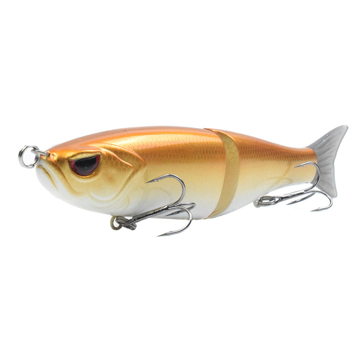 S-style Swimming Soft Tail Two-section Lure - Blue Force Sports