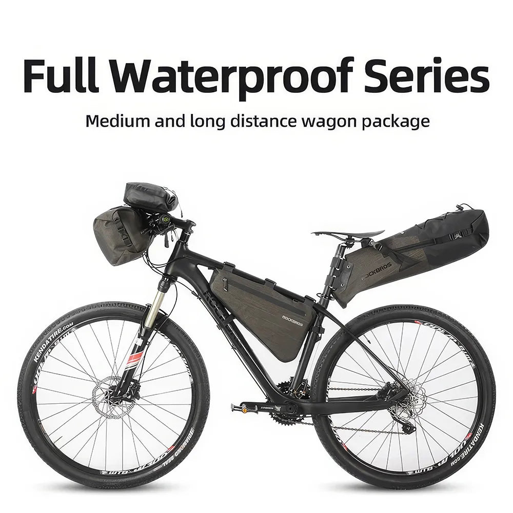 Regendichte dreieckige Fahrradtasche
