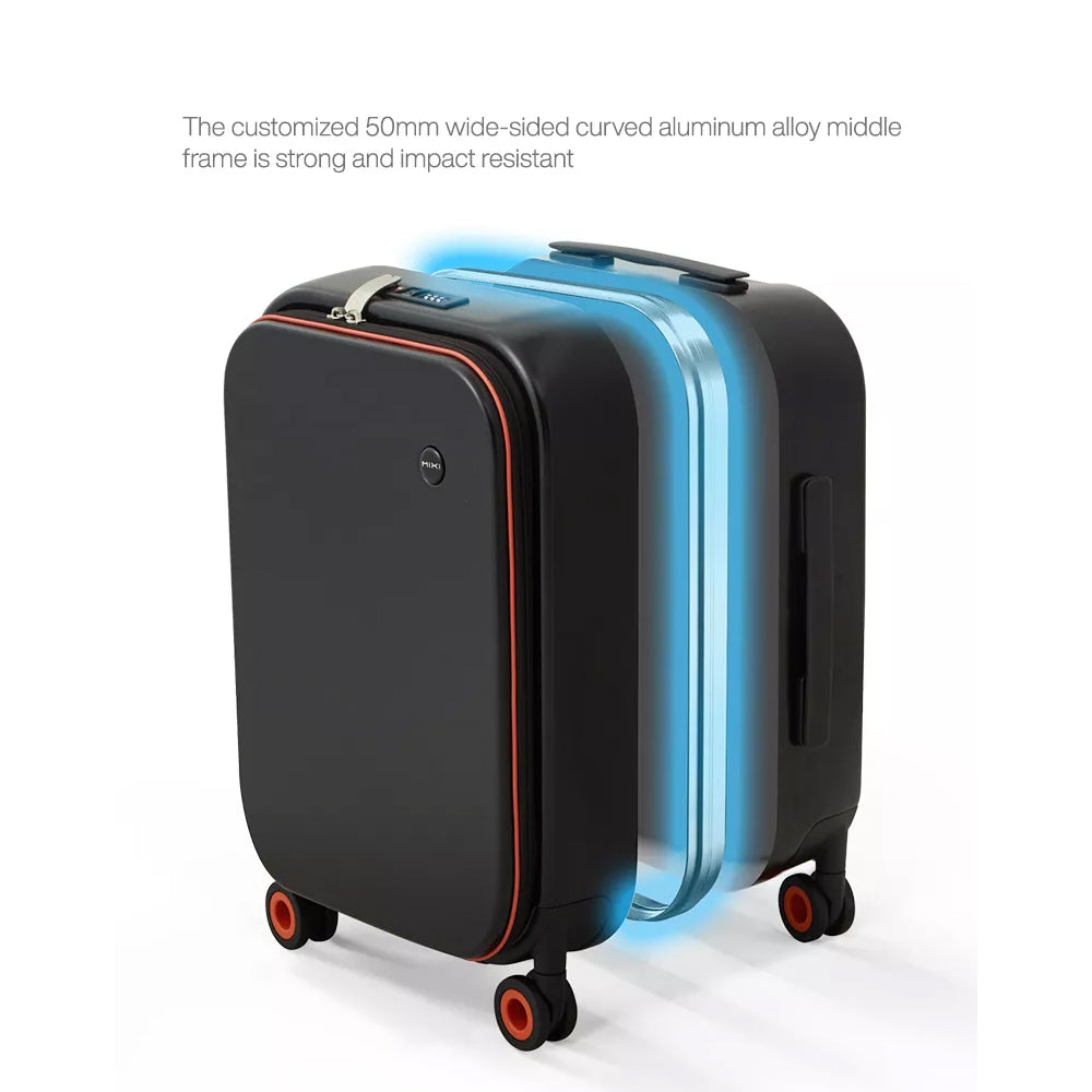 Innovatives Handgepäck-Hartschalen-Trolley mit Aluminiumrahmen