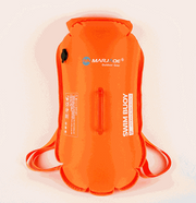 Double Airbag Swimming Buoy Floating Mark Detachable Shoulder Waterproof Backpack - Blue Force Sports