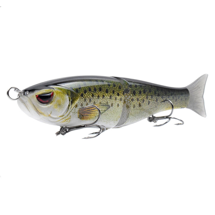 S-style Swimming Soft Tail Two-section Lure - Blue Force Sports