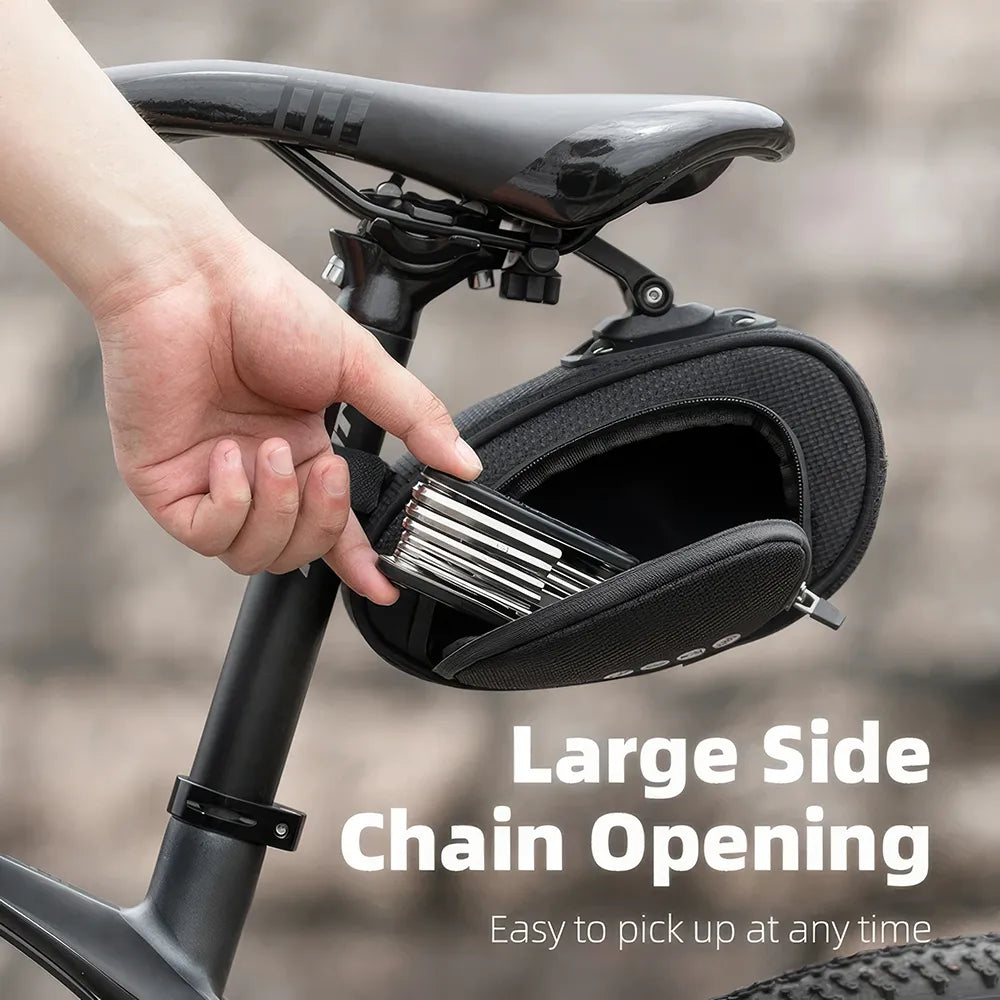 Bolsa impermeable para sillín de bicicleta