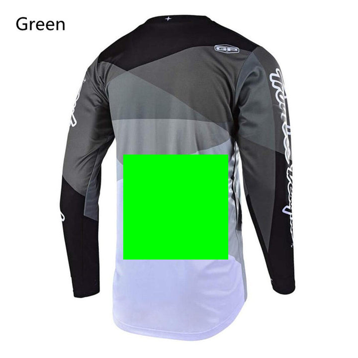 Mountain Bike Cycling Jersey Jacket Men's Long-Sleeved Off-Road Motorcycle Shirt - Blue Force Sports