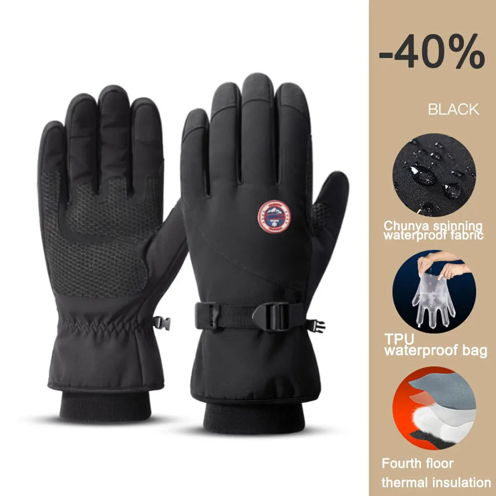 Wasserdichte Winter-Touchscreen-Handschuhe zum Radfahren, Skifahren und für Outdoor-Sport