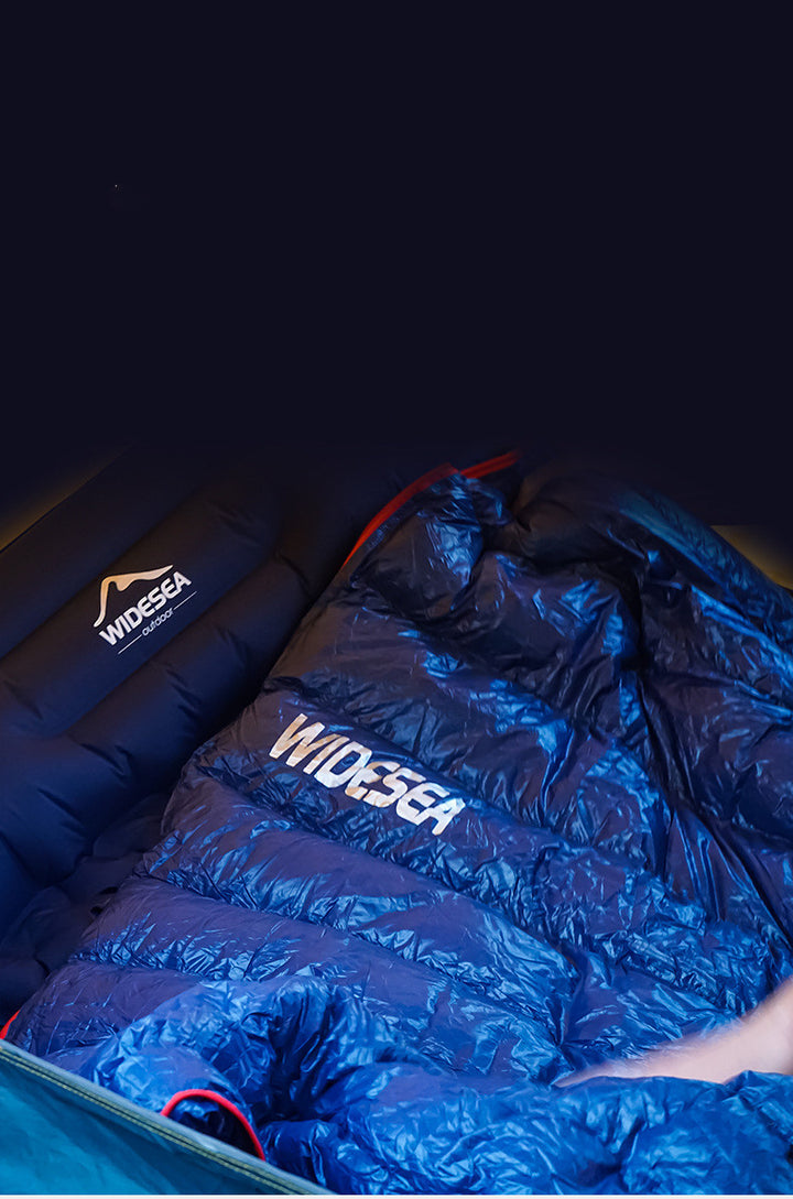 Camping Down Waterproof Portable Storage Compression Sleeping Bag - Blue Force Sports