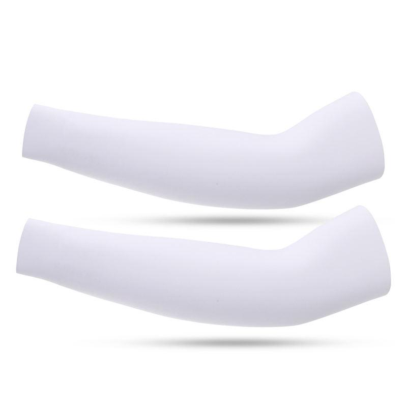 Kühlende UV-schützende Armstulpen mit Fingerloch