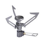 Ultraleichter Mini-Gaskocher aus Titan für Camping und Outdoor-Aktivitäten