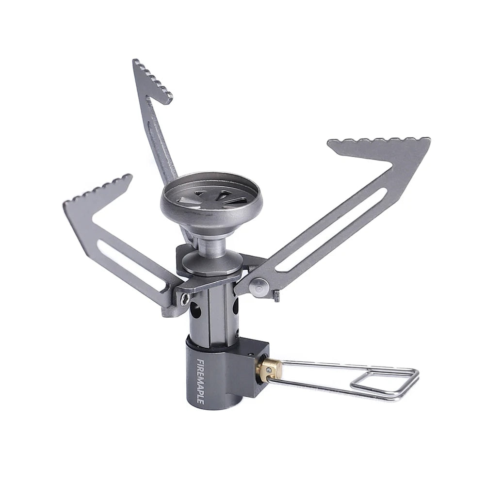 Ultraleichter Mini-Gaskocher aus Titan für Camping und Outdoor-Aktivitäten