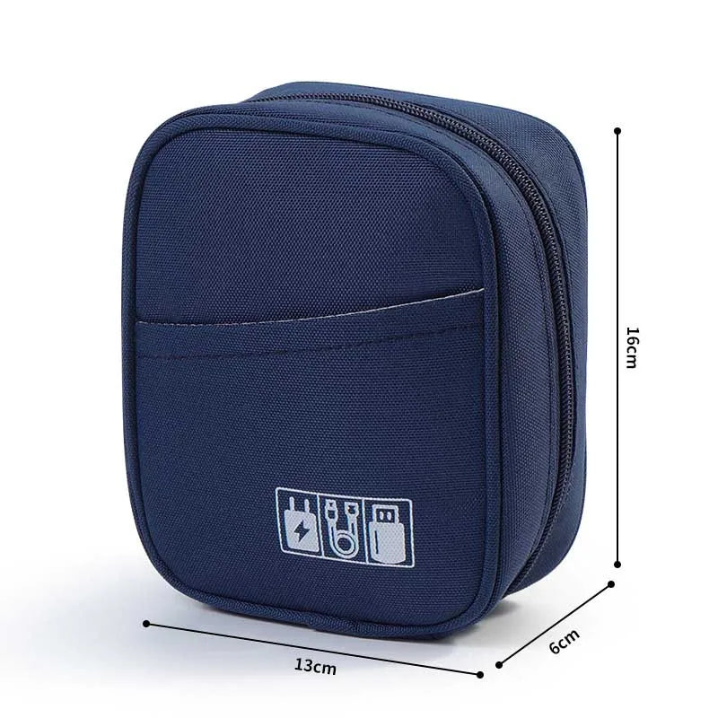 Tragbare, wasserdichte Datenkabel-Organizer-Tasche für Reisezubehör