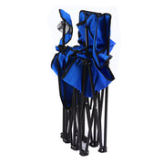 Outdoor Double Portable Camping Folding Chair - Blue Force Sports