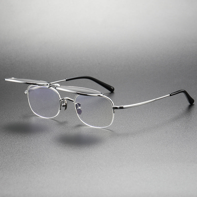 Fashionable And Retro Flip Glasses - Blue Force Sports