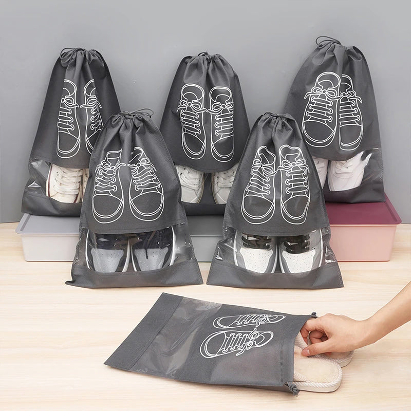 Juego de 5 bolsas organizadoras para guardar zapatos de viaje