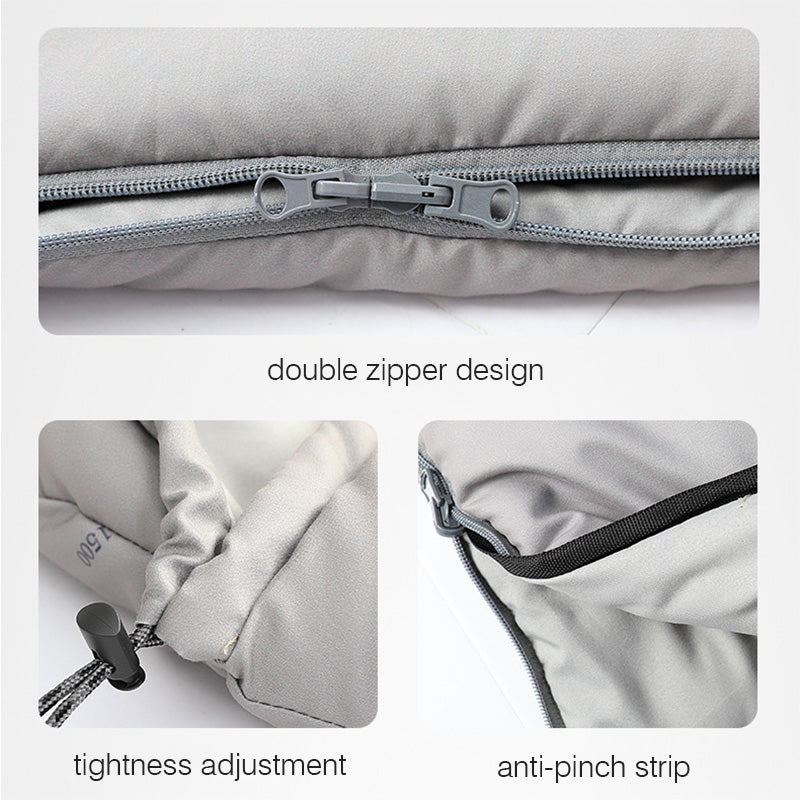Sleeping Bag Adult Outdoor Camping Adult Winter Thickening Cold Protection Single Widening - Blue Force Sports