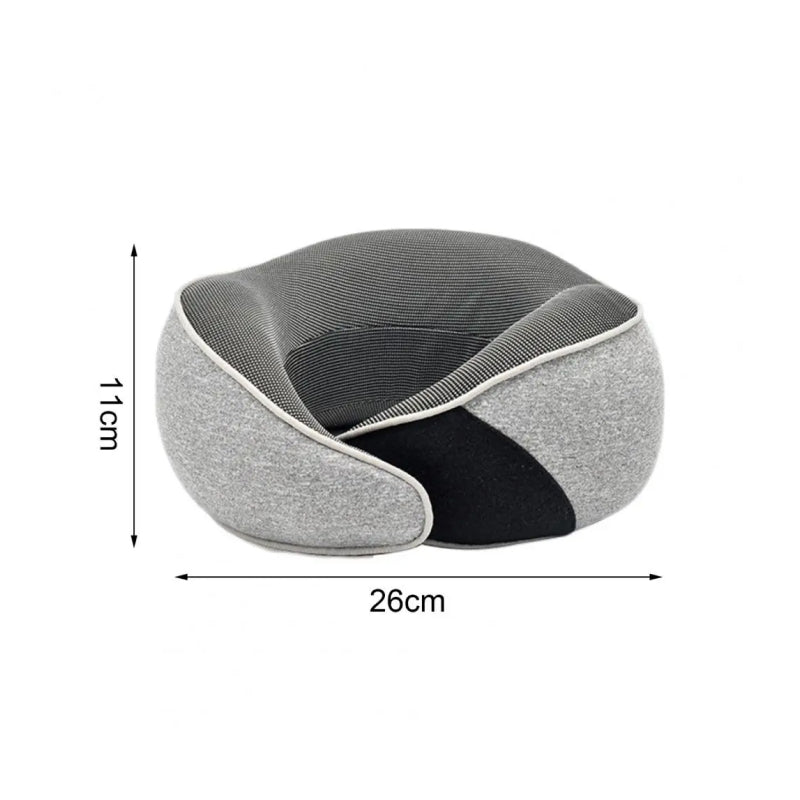 Ergonomisches U-förmiges Reise-Nackenkissen mit Memory Foam
