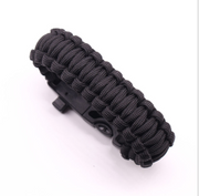 Emergency Paracord Bracelets, Survival Bracelet With Embedded Compass Whistle Survival Fire Starter Scraper Accessories, Suit For Hiking, Camping, Fishing And Hunting - Blue Force Sports
