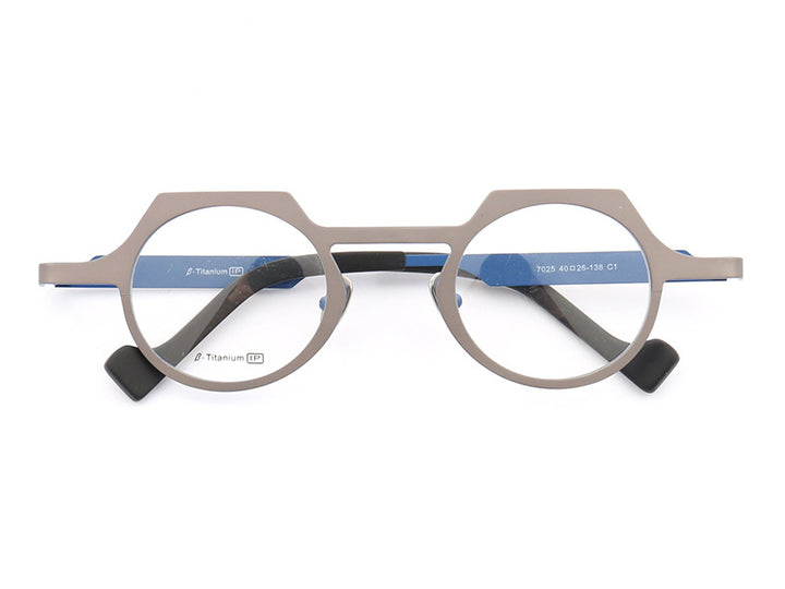 Polygonal Weird Ultra-light Anti-blue Light Myopia Glasses For Men And Women - Blue Force Sports