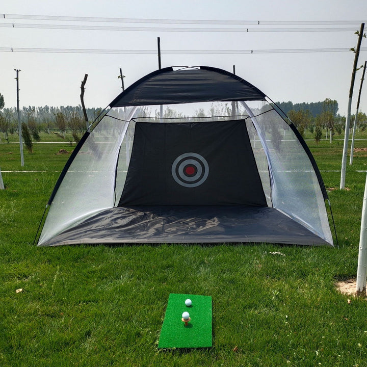 Golf Practice Net Tent Golf Hitting Cage Garden Grassland Practice Tent Golf Training Equipment Mesh Outdoor - Blue Force Sports