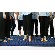 Camping Thickened Air Sleeping Pad Camping Moisture-proof Foot Automatic Double Inflatable Cushion - Blue Force Sports