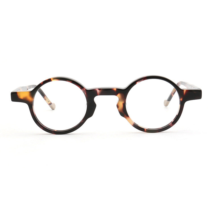 Super Light Retro Plate Round Glasses Frame Men's And Women's - Blue Force Sports