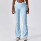 Yoga-Leggings mit hoher Taille und überkreuzter Taille – Performance-Strumpfhose für mehrere Jahreszeiten