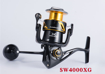 New High-speed All-metal Iron Plate Sea Fishing Spinning Reel - Blue Force Sports