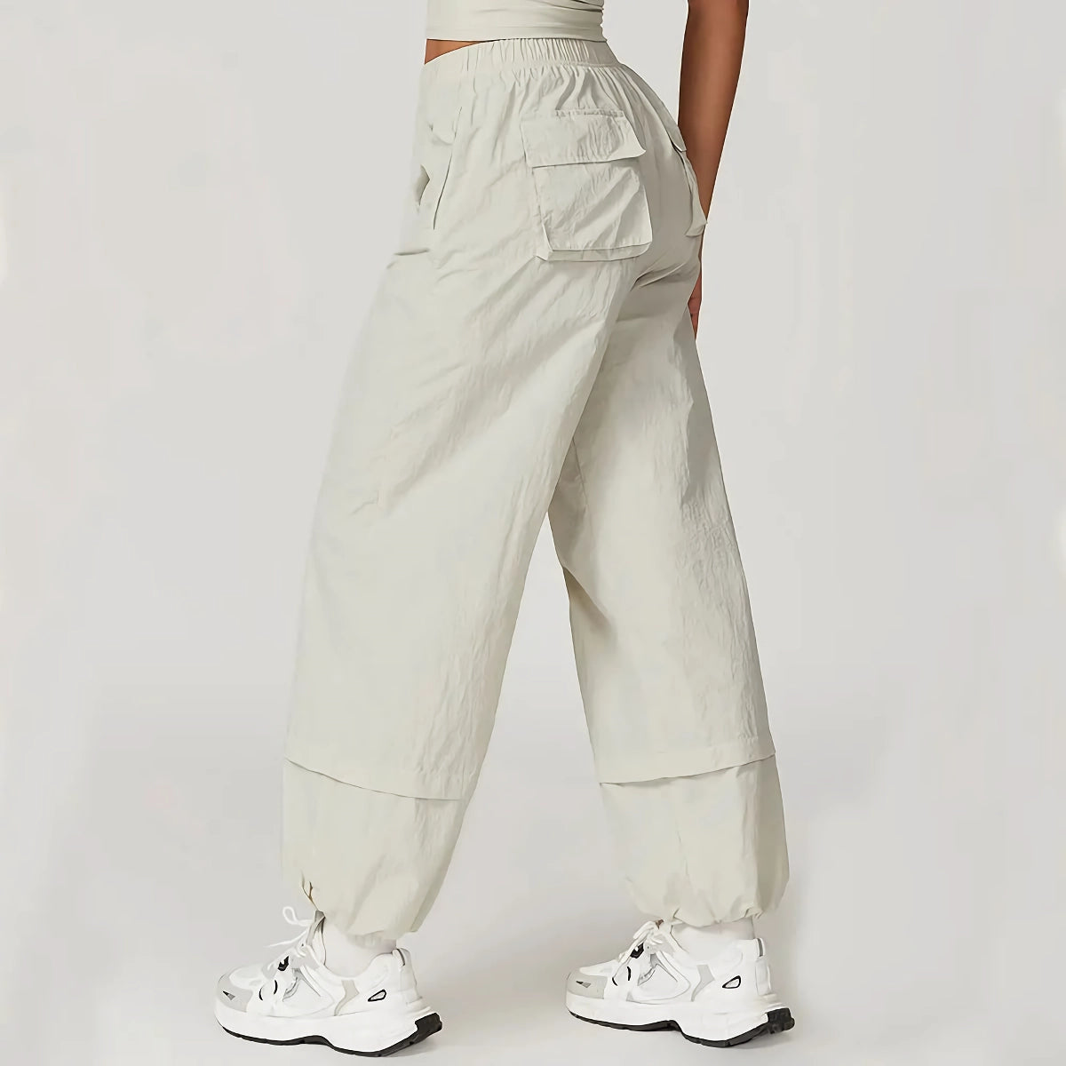 Women's High-Waist Cargo Pants