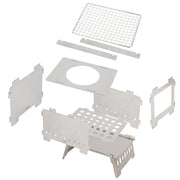 Outdoor Folding Card Stove Barbecue Rack - Blue Force Sports