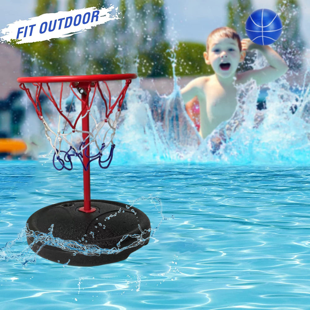 Water Basketball Hoop Indoor And Outdoor Pools Blue Force Sports