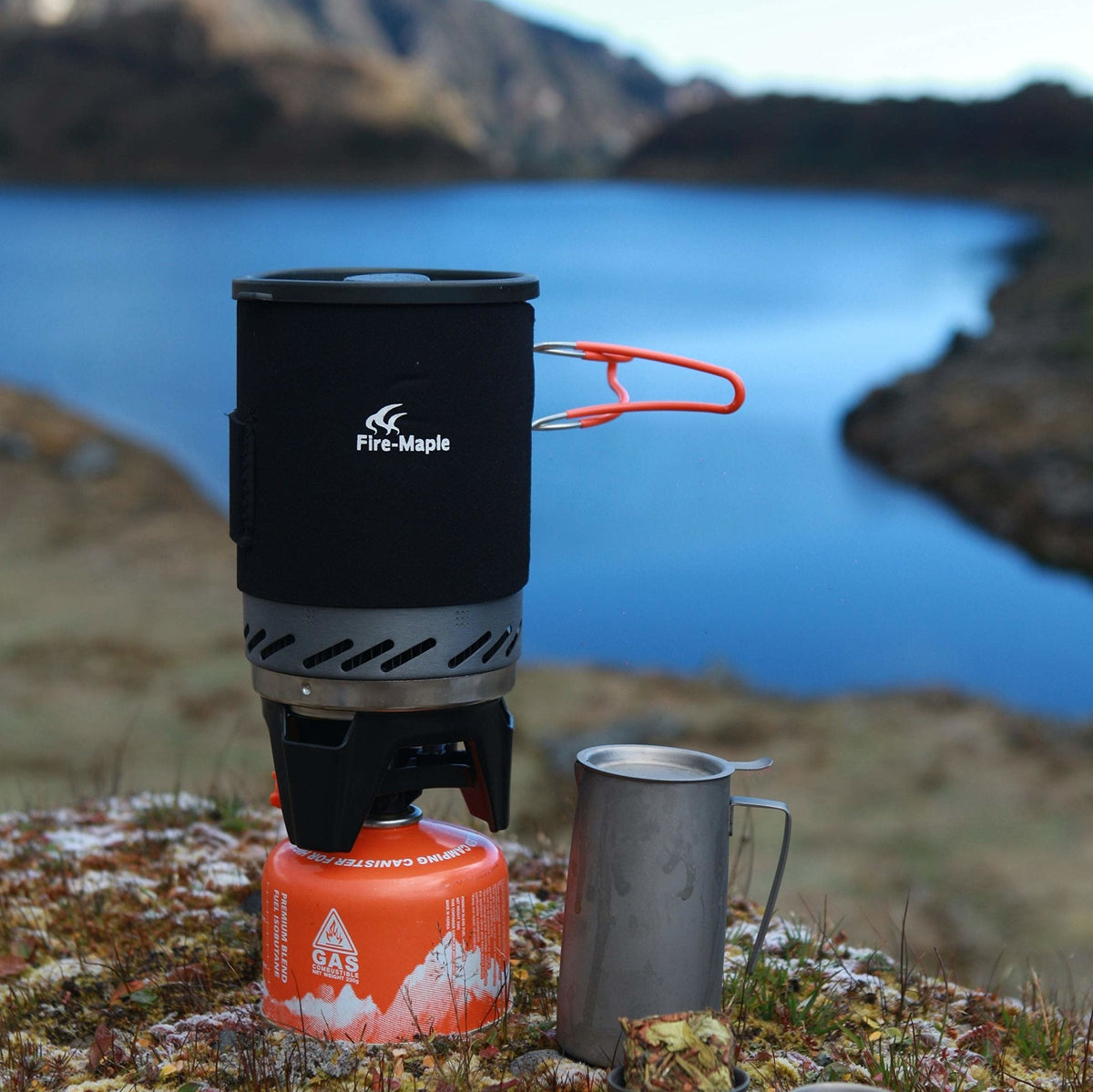 Kompakter hocheffizienter Outdoor-Camping-Gaskocher