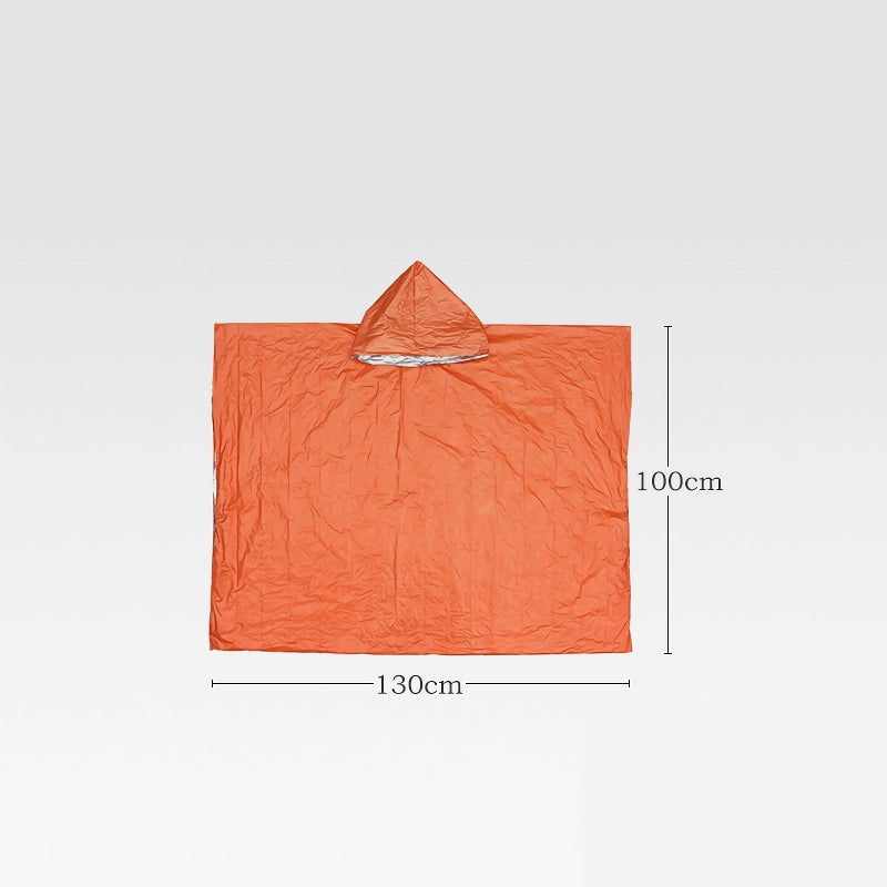 Lightweight PE Emergency Poncho and Blanket