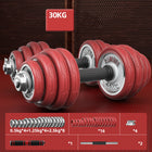 Men's Home Electroplating Pure Iron Barbell Set - Blue Force Sports