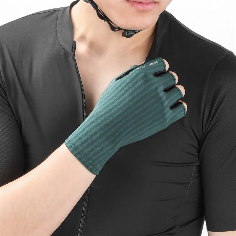Fahrradhandschuhe Halbfinger für Damen und Herren