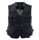 Multi-pocket Men's Professional Photography Vest - Blue Force Sports