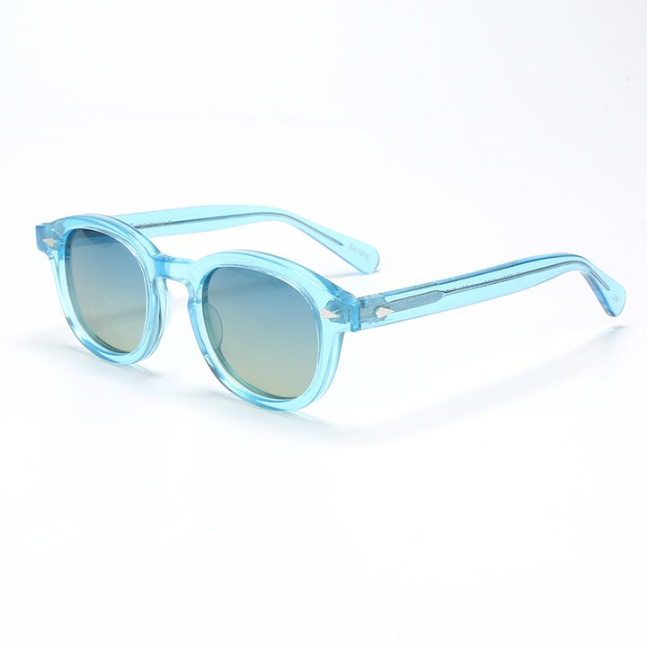 Retro Acetate Polarized Sunglasses - Blue Force Sports