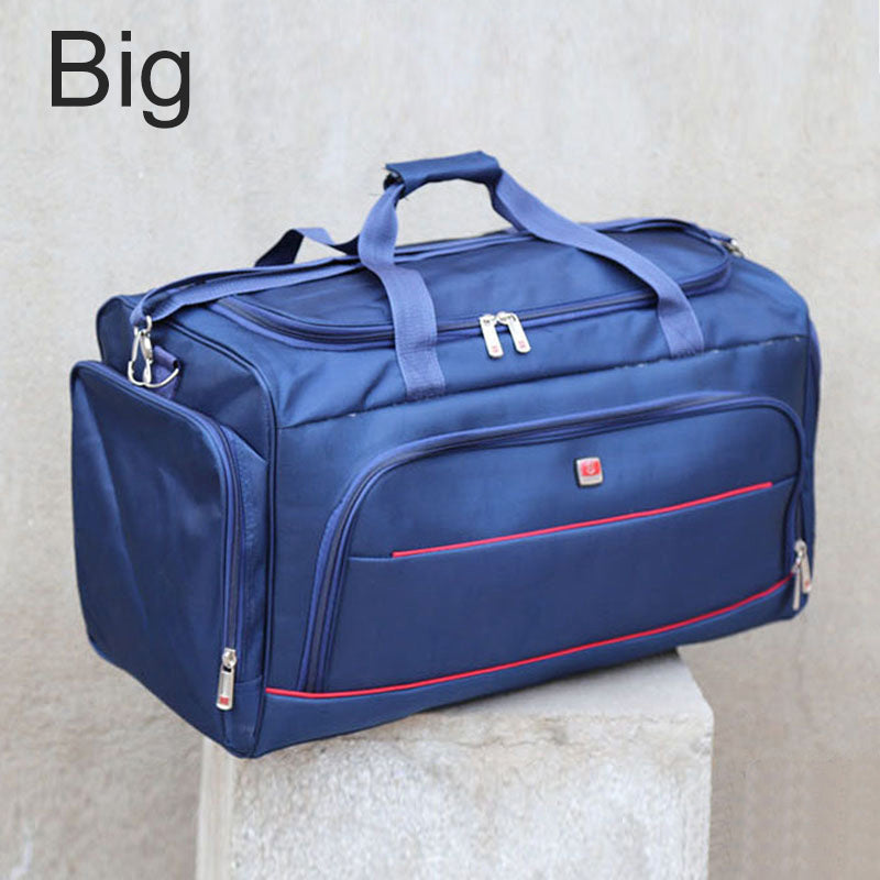 Short Distance To Oxford Large-capacity Handbag Travel Big Bag - Blue Force Sports