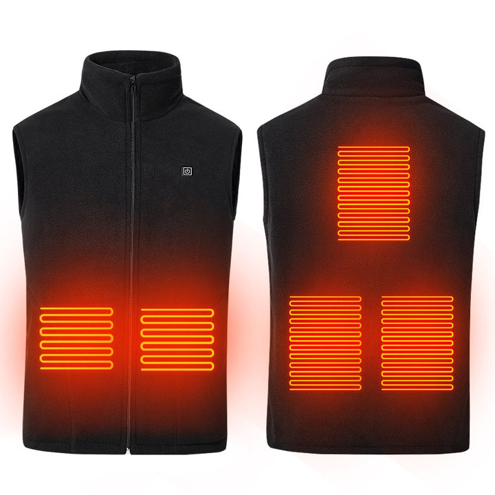 Men's And Women's Vest USB Heating Charging Suit Jacket - Blue Force Sports