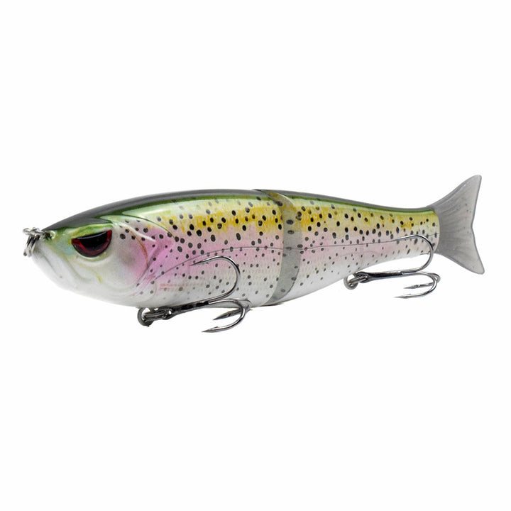 S-style Swimming Soft Tail Two-section Lure - Blue Force Sports