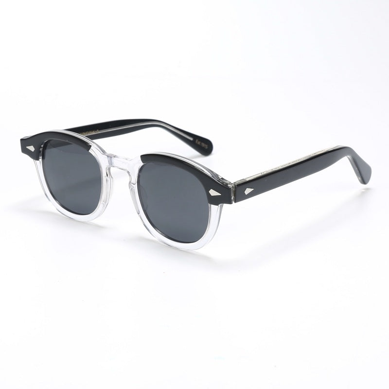 Retro Acetate Polarized Sunglasses - Blue Force Sports