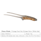 Retro-Inspired Stainless Steel Camp Tongs