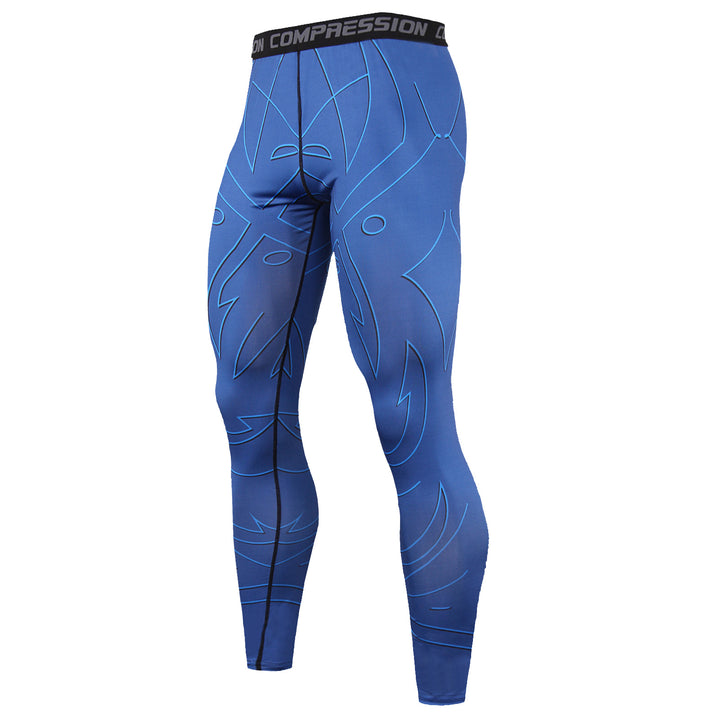 Men's Skinny Fitness Quick Dry Casual Sports Pants - Blue Force Sports