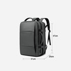 Erweiterbarer USB-Reiserucksack für Männer
